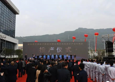 艾弗森ballbet贝博微电子股份有限公司半导体芯片产业化项目投产仪式